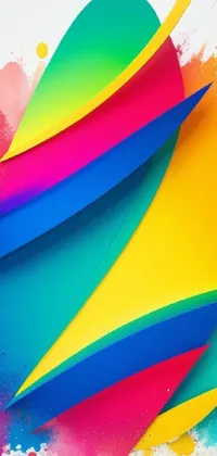 Colorfulness Slope Magenta Live Wallpaper