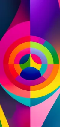Colorfulness Symmetry Magenta Live Wallpaper
