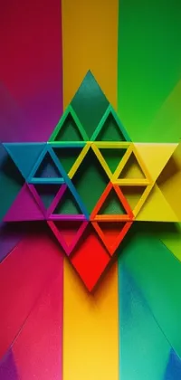 Colorfulness Triangle Creative Arts Live Wallpaper