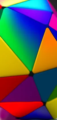 Colorfulness Triangle Line Live Wallpaper