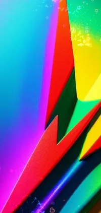 Colorfulness Triangle Line Live Wallpaper