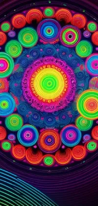 Colorfulness Wheel Light Live Wallpaper
