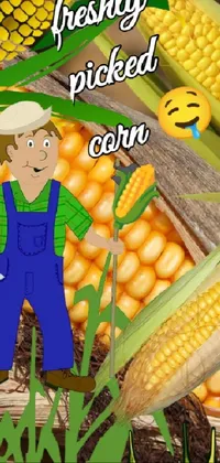 Corn Corn Kernels Food Live Wallpaper