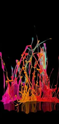 Creative Arts Pink Art Live Wallpaper