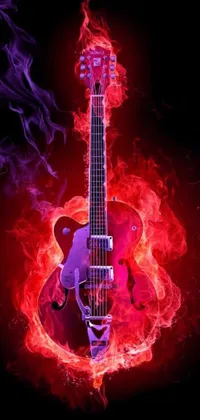Dark Musical Instrument Guitar Live Wallpaper