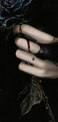 Dark Person Feet Live Wallpaper