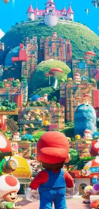 This live wallpaper brings the world of Super Mario Bros to your phone with an opulent favela environment and concept art inspired by the classic game