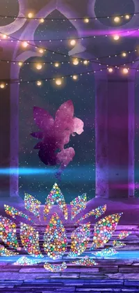 Decoration Purple Light Live Wallpaper
