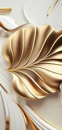 Dishware Gold Rectangle Live Wallpaper