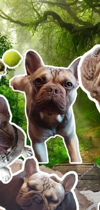 Dog Bulldog Vertebrate Live Wallpaper