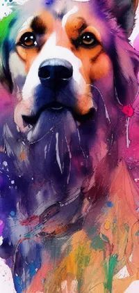 Dog Carnivore Paint Live Wallpaper