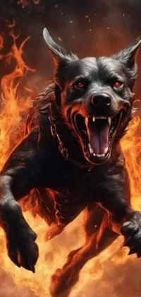 Dog Carnivore Supernatural Creature Live Wallpaper