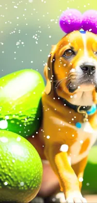 Avocado Puppy Live Wallpaper
