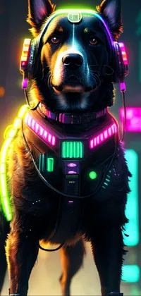 Dog Dog Breed Light Live Wallpaper