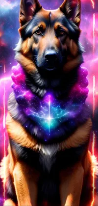 Dog Dog Breed Purple Live Wallpaper