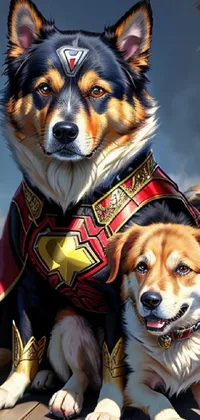 Dog Dog Breed Sky Live Wallpaper