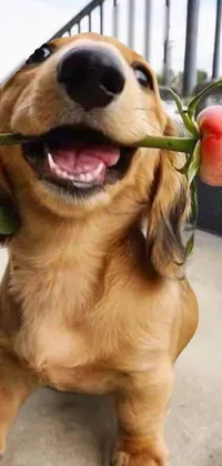 Dog Dog Breed Smile Live Wallpaper