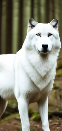 white wolf Live Wallpaper