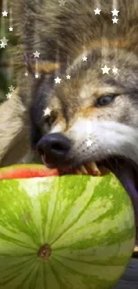 Dog Food Fruit Live Wallpaper