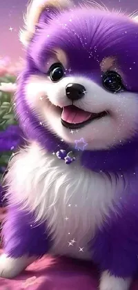 wallpaper purple cute