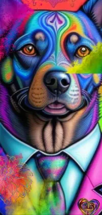 Dog Organ Blue Live Wallpaper