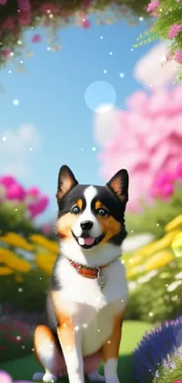 Dog Photograph Plant Live Wallpaper
