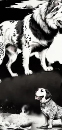 Dog Photograph Vertebrate Live Wallpaper