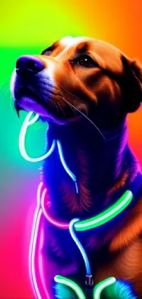 Dog Vertebrate Light Live Wallpaper
