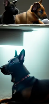 Dog Vertebrate Light Live Wallpaper