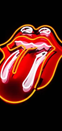Bring a rock 'n' roll vibe to your phone with this Rolling Stones-inspired live wallpaper