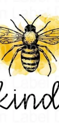 Enhance your phone's home screen with this lovely bee live wallpaper by Elaine Hamilton