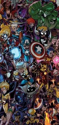 If you're a Marvel fan, you'll love this phone live wallpaper