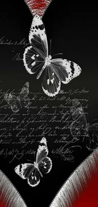 Drawing Text Butterfly Live Wallpaper