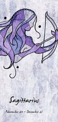 Drawing Violet Art Live Wallpaper