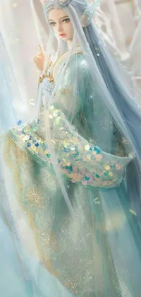 Dress Aqua Wedding Dress Live Wallpaper