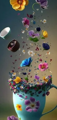 Drinkware Flowerpot Liquid Live Wallpaper