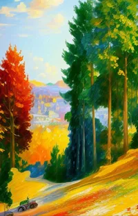 Ecoregion Art Paint Sky Live Wallpaper
