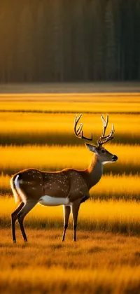 Ecoregion Elk Deer Live Wallpaper