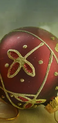 Egg Ornament Close-up Live Wallpaper