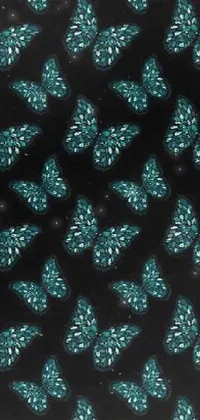 Electric Blue Organism Symmetry Live Wallpaper