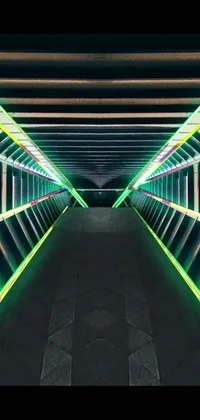 Electric Blue Road Symmetry Live Wallpaper