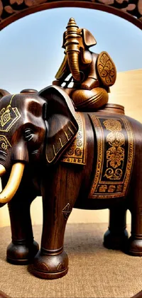 Elephant Elephants And Mammoths Temple Live Wallpaper