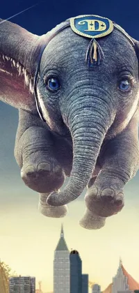 Elephant Head Daytime Live Wallpaper