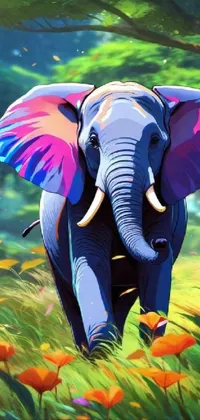 Elephant Plant Natural Environment Live Wallpaper
