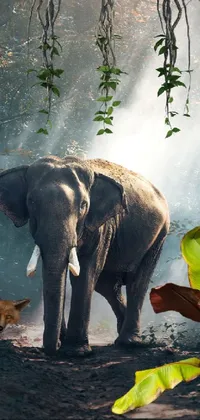 Elephant Plant Vertebrate Live Wallpaper