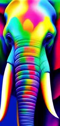 Elephant Vertebrate Light Live Wallpaper