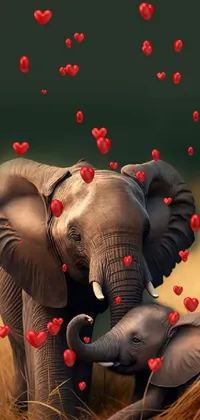 Elephant Working Animal Plant Live Wallpaper