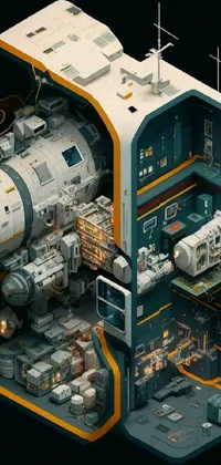 Engineering Space Shuttle Spacecraft Live Wallpaper