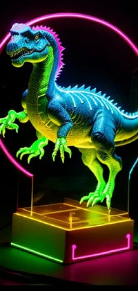 Extinction Dinosaur Green Live Wallpaper