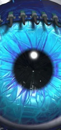 Eye Blue Eyelash Live Wallpaper